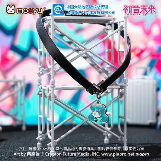Moeyu:  Hatsune Miku Radio Invasion Series Necklace (Leather Strap) - Kanako.store