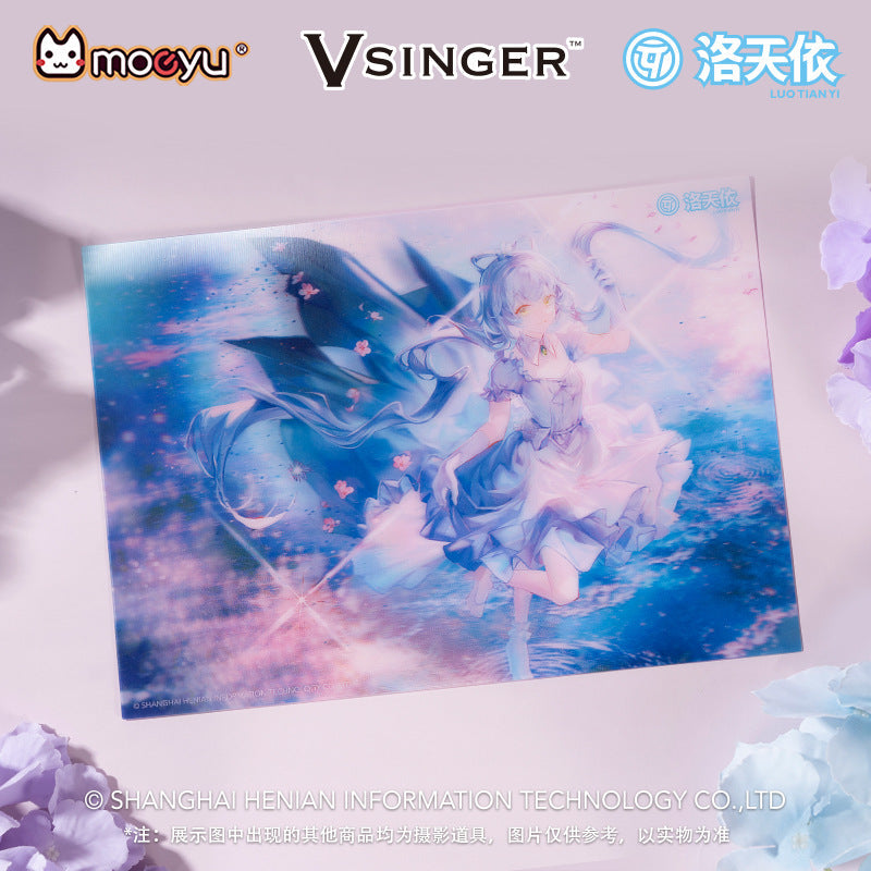 Moeyu: Vsinger: Luo Tianyi: Luo Tianyi Stars and Fireworks Series 3D Poster - Kanako.store