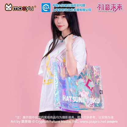 Moeyu:  Hatsune Miku Radio Invasion Series Laser Shoulder Bag - Kanako.store