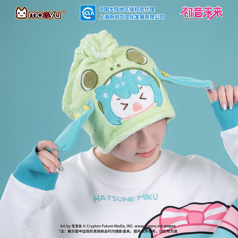 moeyu: Hatsune Miku: Pajama Party Series Dry Hair Cap-Moeyu-Makochan.store