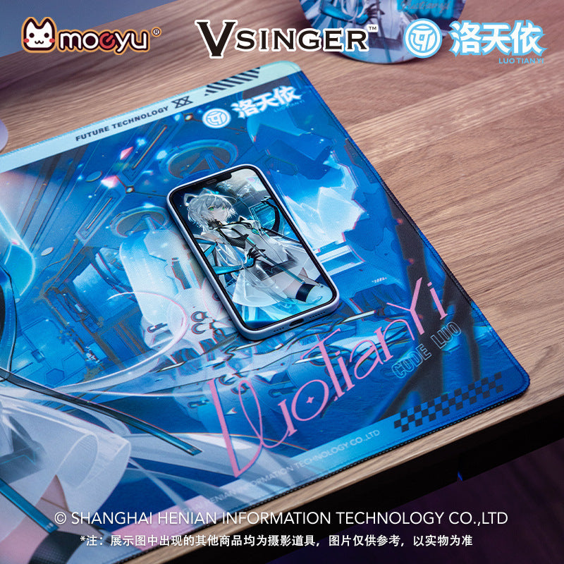 Moeyu Vsinger Luo Tianyi Laboratory CODE: LUO Series Desk Mat (70×40×0.3cm) - Kanako.store