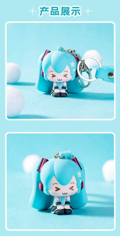 moeyu: Hatsune Miku: Squinting Eyes Series 3D Soft Rubber Pendant-Moeyu-Makochan.store