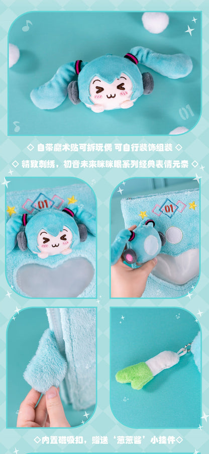 Moeyu: Hatsune Miku; Squinty Eyes Plush Card Book-Moeyu-Makochan.store
