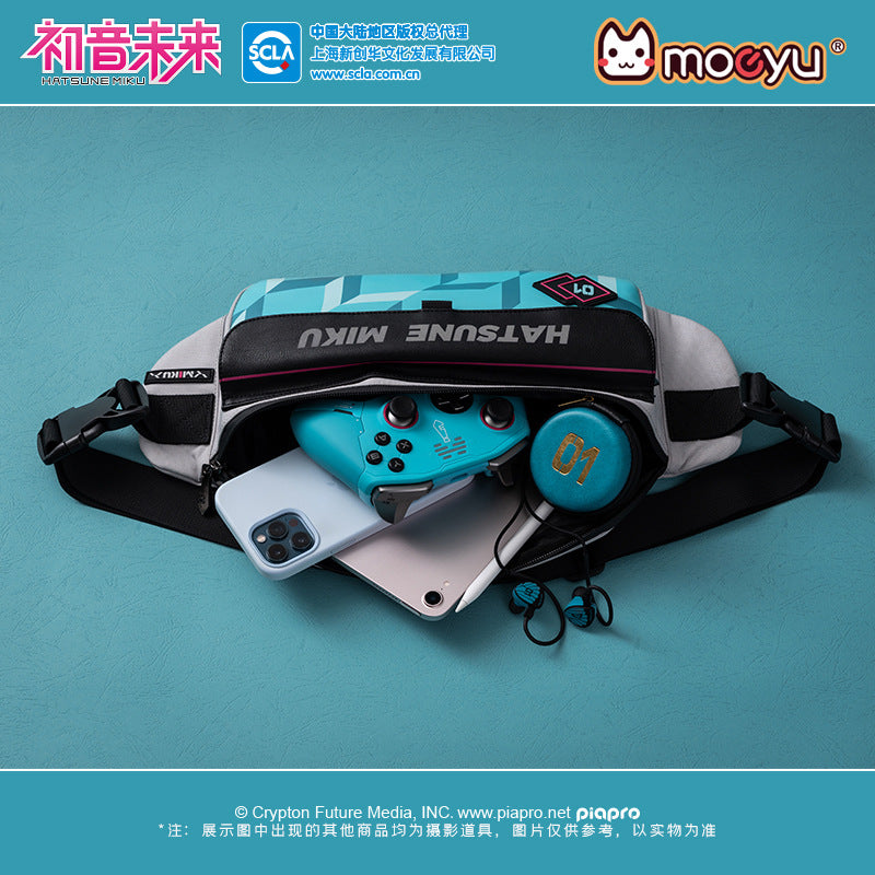 Moeyu Hatsune Miku Stereo Chest Bag – Magnetic Buckle Crossbody - Kanako.store