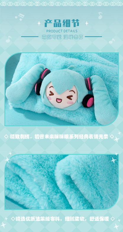 Moeyu Hatsune Miku Squinty Eyes Series Scarf-Moeyu-Makochan.store