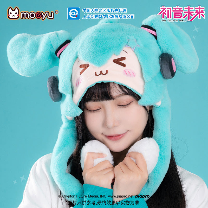 Moeyu Hatsune Miku Squinty Eyes Series Movable Plush Ha-Moeyu-Makochan.store