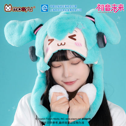 Moeyu Hatsune Miku Squinty Eyes Series Movable Plush Ha-Moeyu-Makochan.store