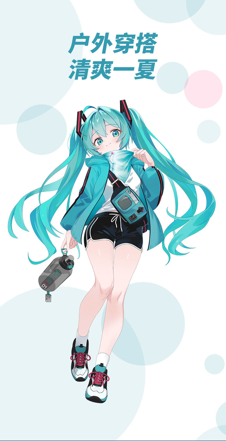 Moeyu Hatsune Miku Running Series Sports Bottle - Kanako.store