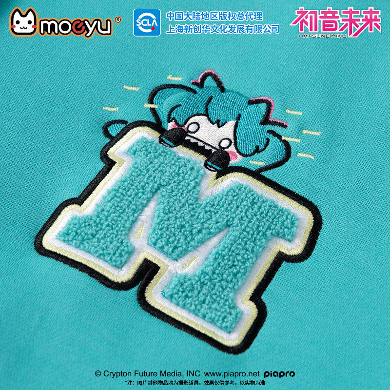 Moeyu: Hatsune Miku; Bite Series Baseball Jersey-Moeyu-Makochan.store