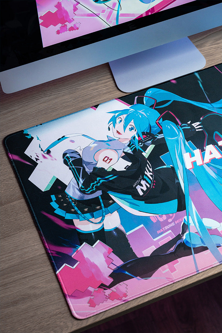 Moeyu: Hatsune Miku Gaming Heart Series Mouse Pad-Moeyu-Makochan.store