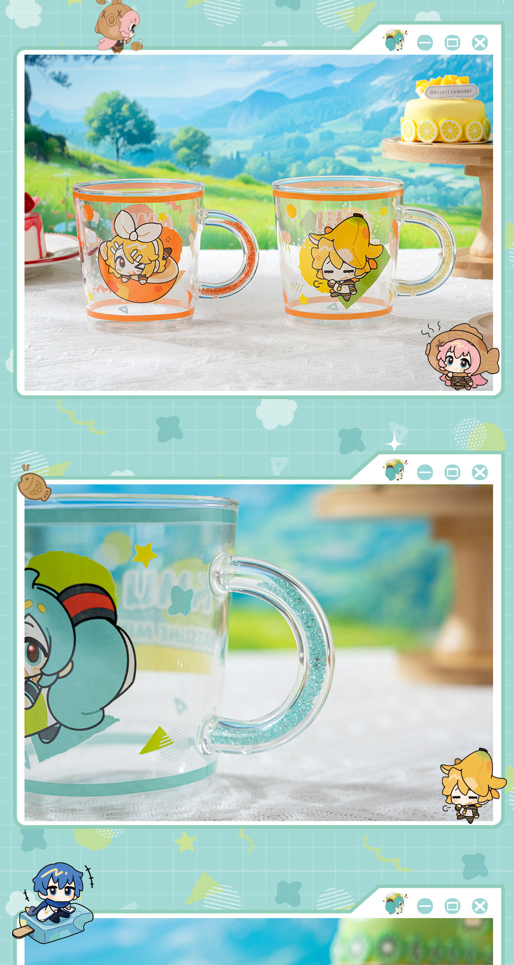 Moeyu: Hatsune Miku AMU series glass - Kanako.store