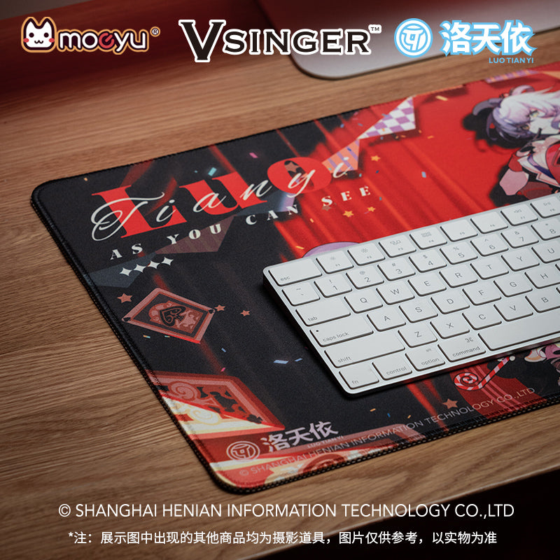 Moeyu Vsinger Luo Tianyi As You See Series Computer Desk Mat (70×40×0.3 cm) - Kanako.store