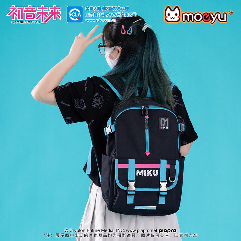 Moeyu Hatsune Miku Outdoor Style Oxford Backpack - Kanako.store