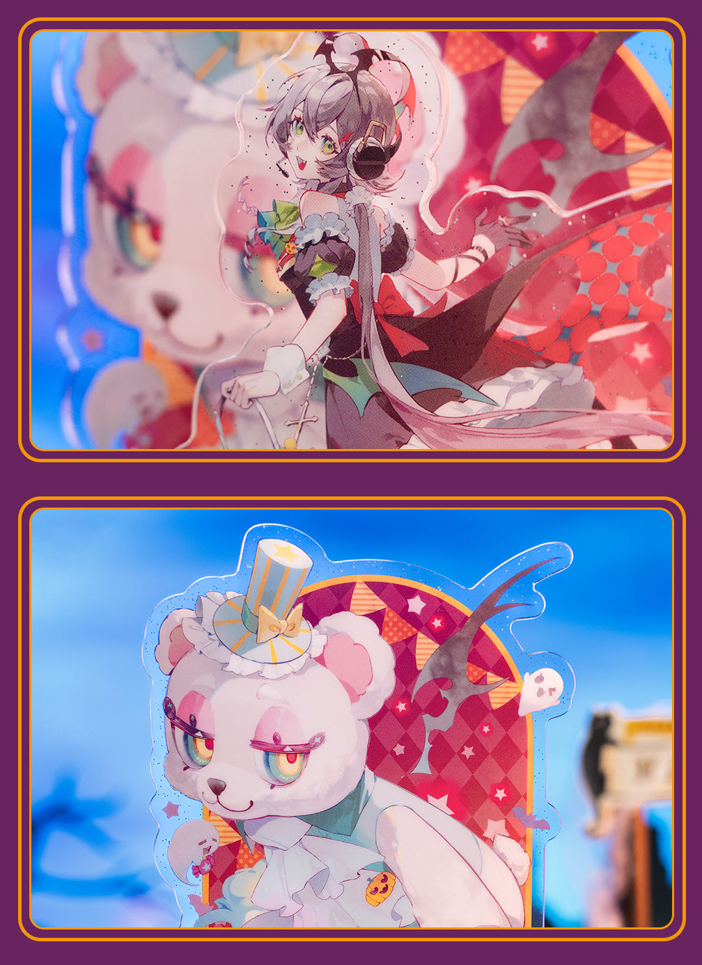 Moeyu: Vsinger:  Luo Tianyi -Funny Night-Signboard Standee - Kanako.store