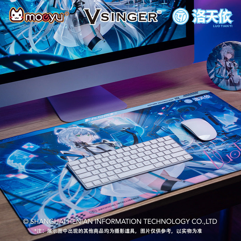 Moeyu Vsinger Luo Tianyi Laboratory CODE: LUO Series Desk Mat (70×40×0.3cm) - Kanako.store