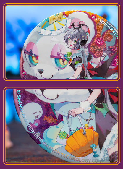 Moeyu: Vsinger:  Luo Tianyi Funny Night-Big Badge - Kanako.store