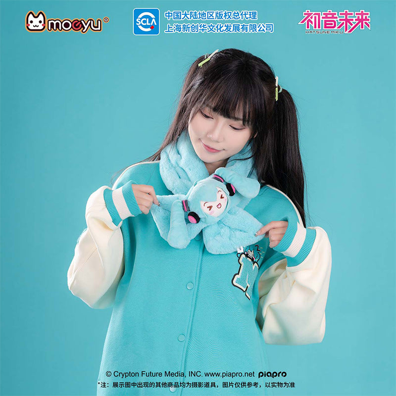 Moeyu Hatsune Miku Squinty Eyes Series Scarf-Moeyu-Makochan.store