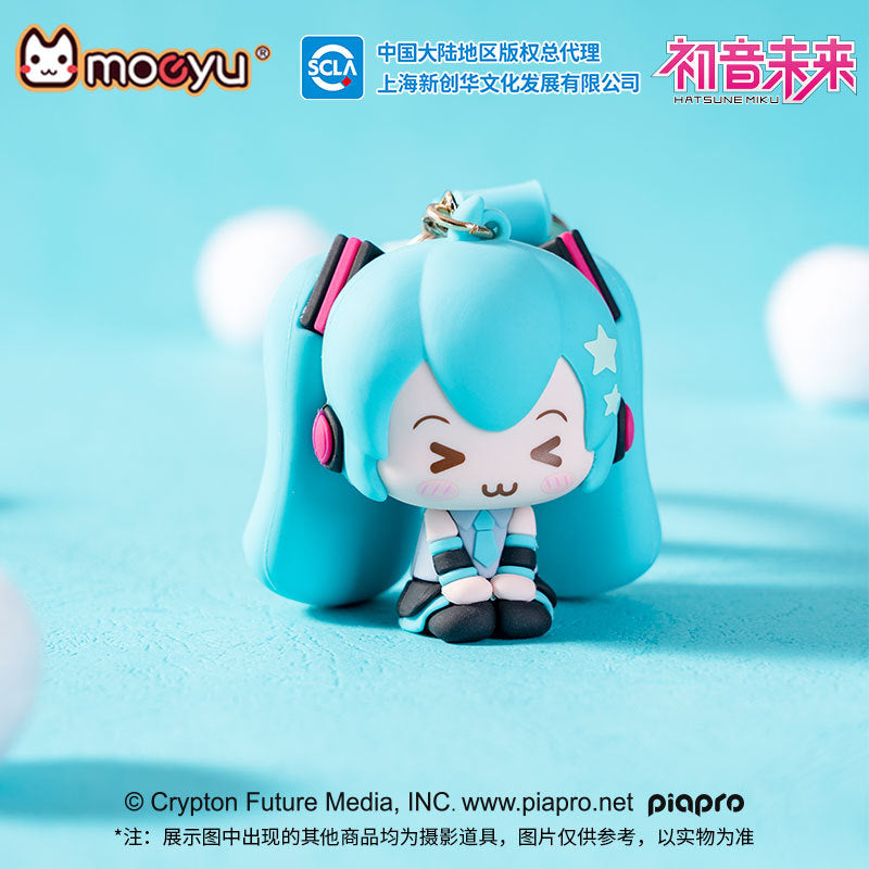 moeyu: Hatsune Miku: Squinting Eyes Series 3D Soft Rubber Pendant-Moeyu-Makochan.store