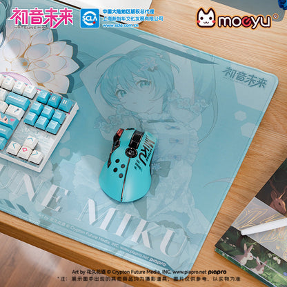 Moeyu Hatsune Miku Flower Language Series Extra Large Table Mat (70×40×0.3cm) - Kanako.store