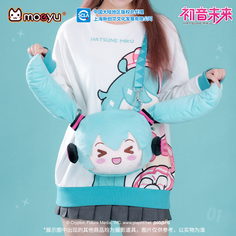 Moeyu Hatsune Miku Squinty Eyes Series Shoulder Bag-Moeyu-Makochan.store