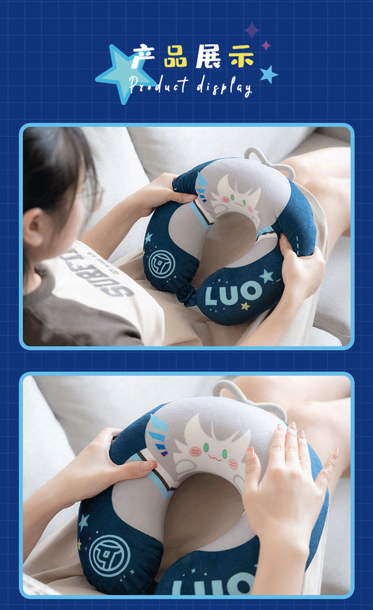 Moeyu: Vsinger: Luo Tianyi: Plush U-Shaped Pillow - Kanako.store