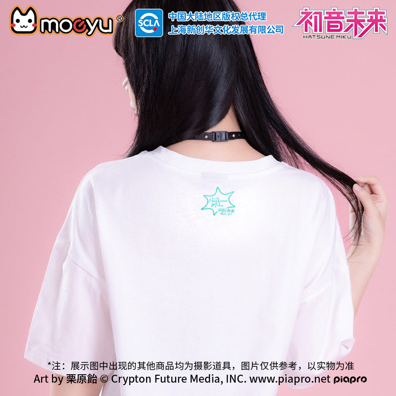 Moeyu: Hatunse Miku: Radio Invasion Short-Sleeved T-Shirt - Kanako.store