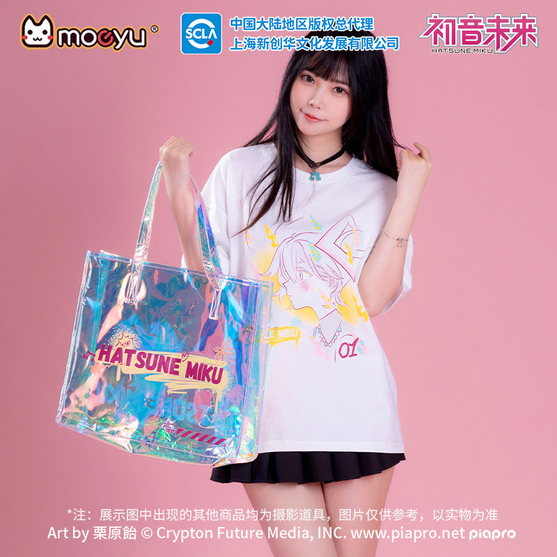Moeyu:  Hatsune Miku Radio Invasion Series Laser Shoulder Bag - Kanako.store