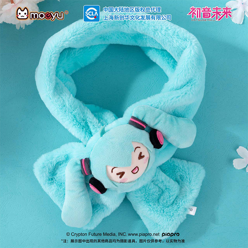 Moeyu Hatsune Miku Squinty Eyes Series Scarf-Moeyu-Makochan.store