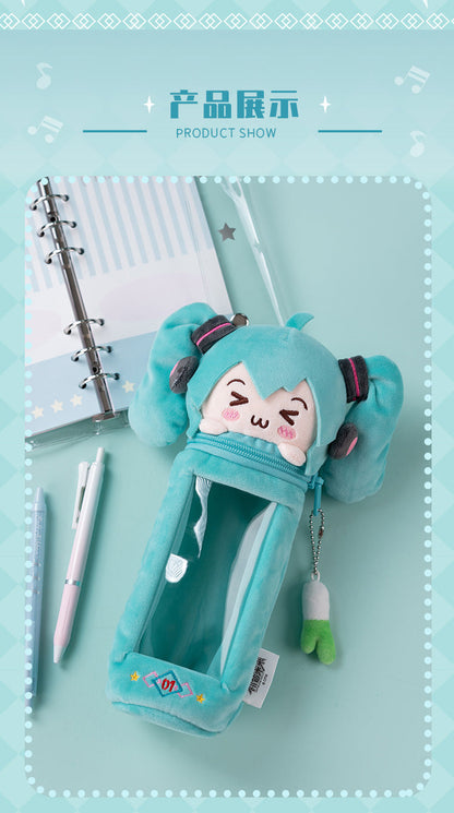 Moeyu Hatsune Miku Plush Pencil Holder (Cilinder)-Moeyu-Makochan.store