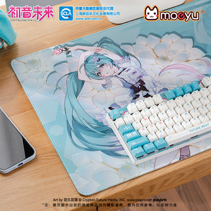 Moeyu Hatsune Miku Flower Language Series Extra Large Table Mat (70×40×0.3cm) - Kanako.store