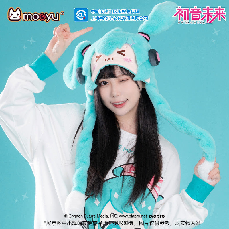 Moeyu Hatsune Miku Squinty Eyes Series Movable Plush Ha-Moeyu-Makochan.store