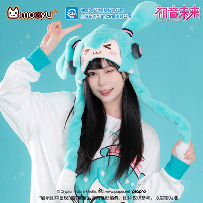 Moeyu Hatsune Miku Squinty Eyes Series Movable Plush Ha-Moeyu-Makochan.store