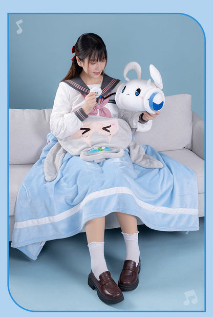 Moeyu Luo Tianyi Squinting Eyes Series Multifunctional Air Conditioning Blanket-Moeyu-Makochan.store