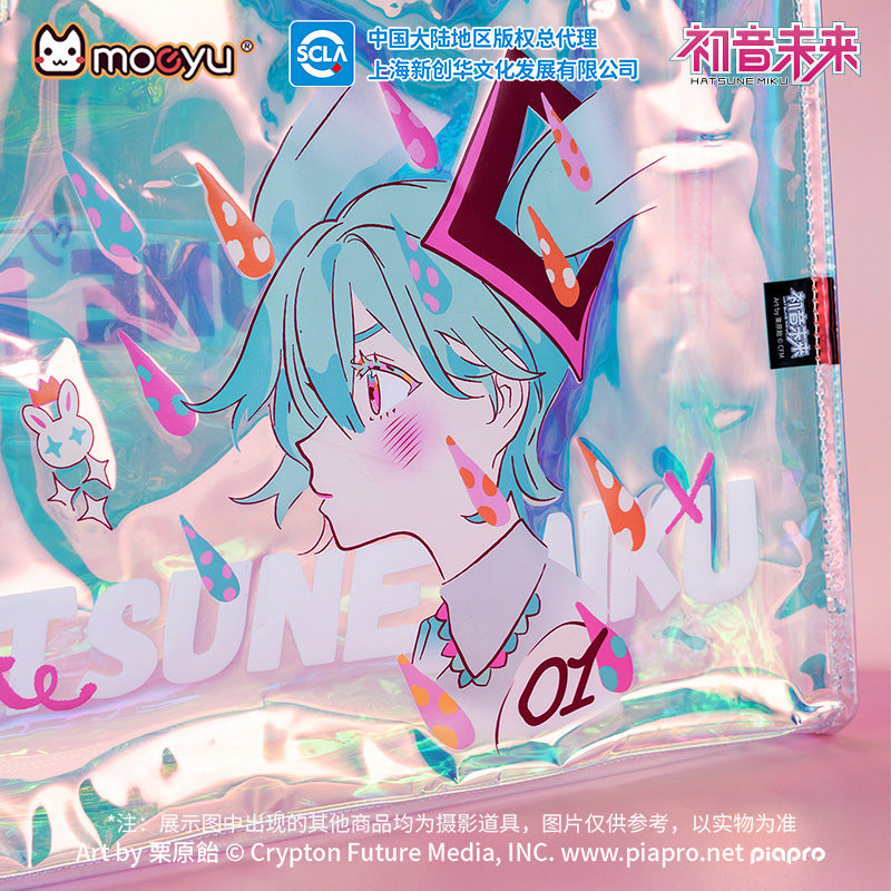 Moeyu:  Hatsune Miku Radio Invasion Series Laser Shoulder Bag - Kanako.store