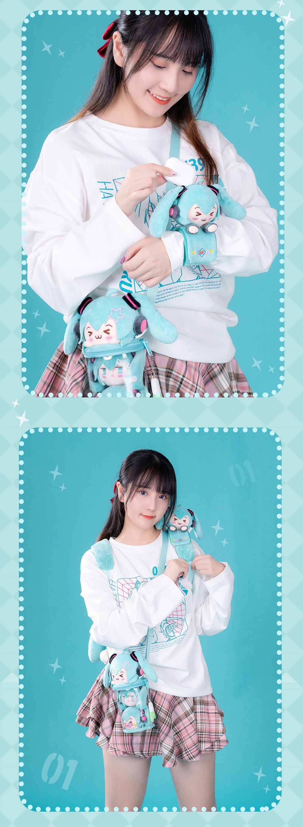 Moeyu: Hatsune Miku: Squinty Eyes Bracelet-Moeyu-Makochan.store