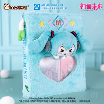 Moeyu: Hatsune Miku; Squinty Eyes Plush Card Book-Moeyu-Makochan.store