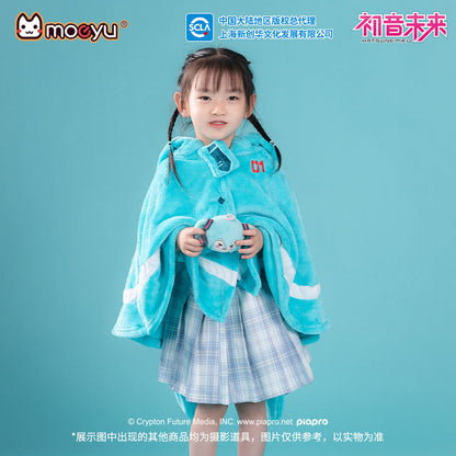 Moeyu: Hatsune Miku: Squinting Eyes Series Small Blanket-Moeyu-Makochan.store