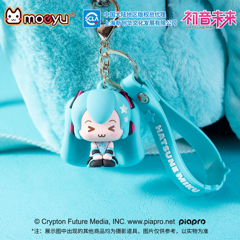 moeyu: Hatsune Miku: Squinting Eyes Series 3D Soft Rubber Pendant-Moeyu-Makochan.store