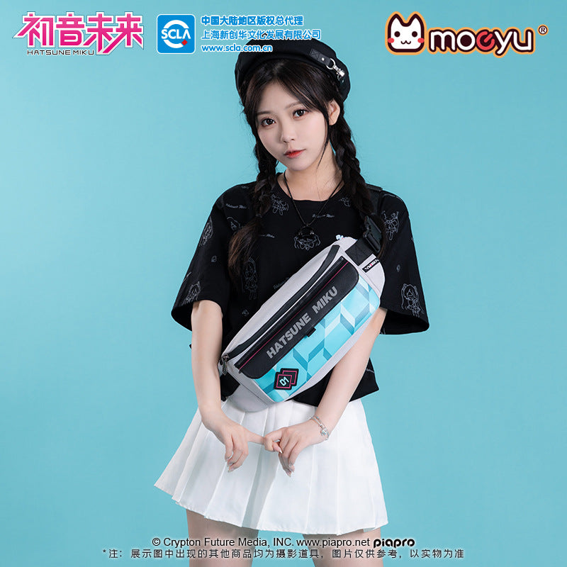 Moeyu Hatsune Miku Stereo Chest Bag – Magnetic Buckle Crossbody - Kanako.store