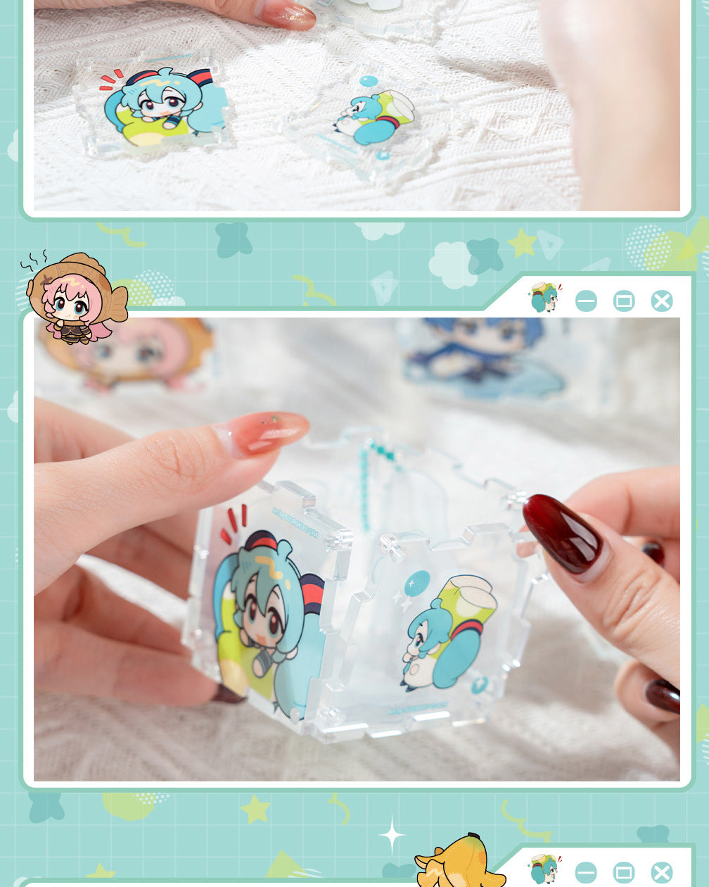 Moeyu: Hatsune Miku AMU series puzzle pendant Blindbox - Kanako.store