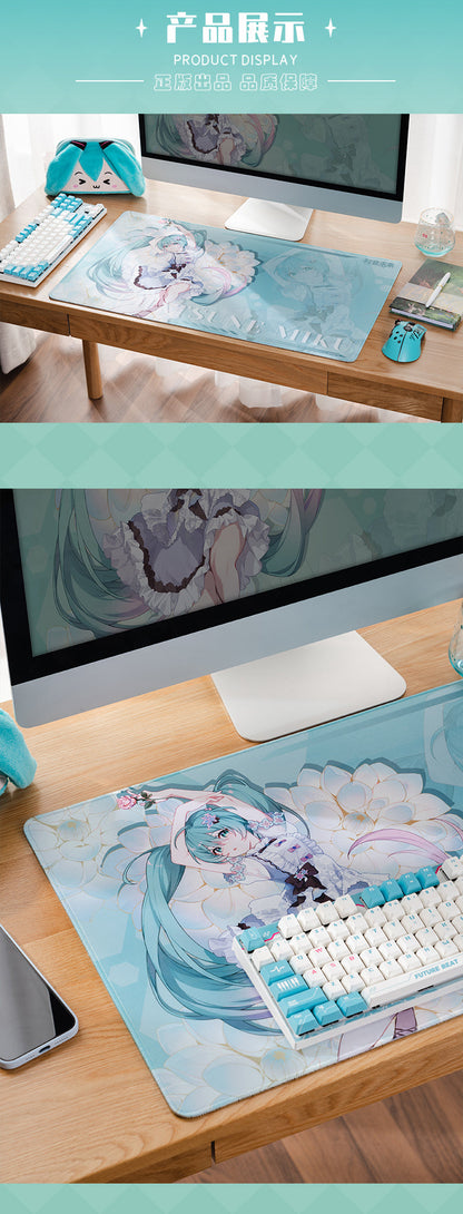 Moeyu Hatsune Miku Flower Language Series Extra Large Table Mat (70×40×0.3cm) - Kanako.store