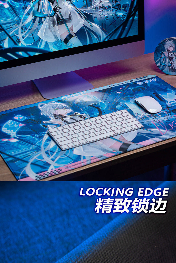 Moeyu Vsinger Luo Tianyi Laboratory CODE: LUO Series Desk Mat (70×40×0.3cm) - Kanako.store