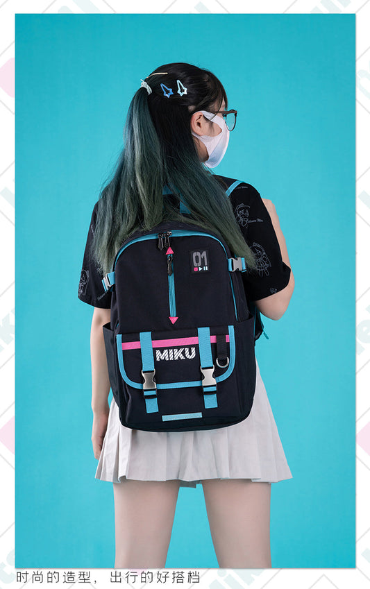 Moeyu Hatsune Miku Outdoor Style Oxford Backpack - Kanako.store