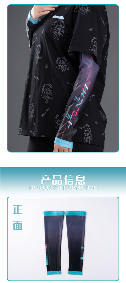 Moeyu Hatsune Miku Running Series Sun Protection Sleeves - Kanako.store