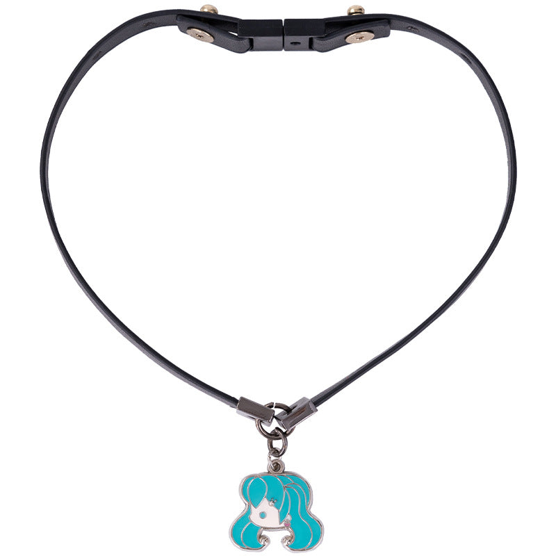 Moeyu:  Hatsune Miku Radio Invasion Series Necklace (Leather Strap) - Kanako.store