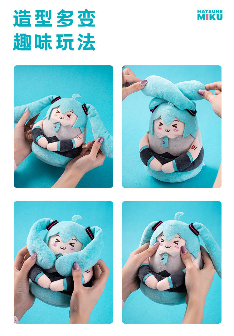 moeyu Hatsune Miku Squinting Eyes Series Plush Phone Holder-Moeyu-Makochan.store