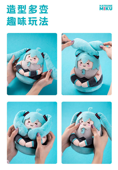 moeyu Hatsune Miku Squinting Eyes Series Plush Phone Holder-Moeyu-Makochan.store