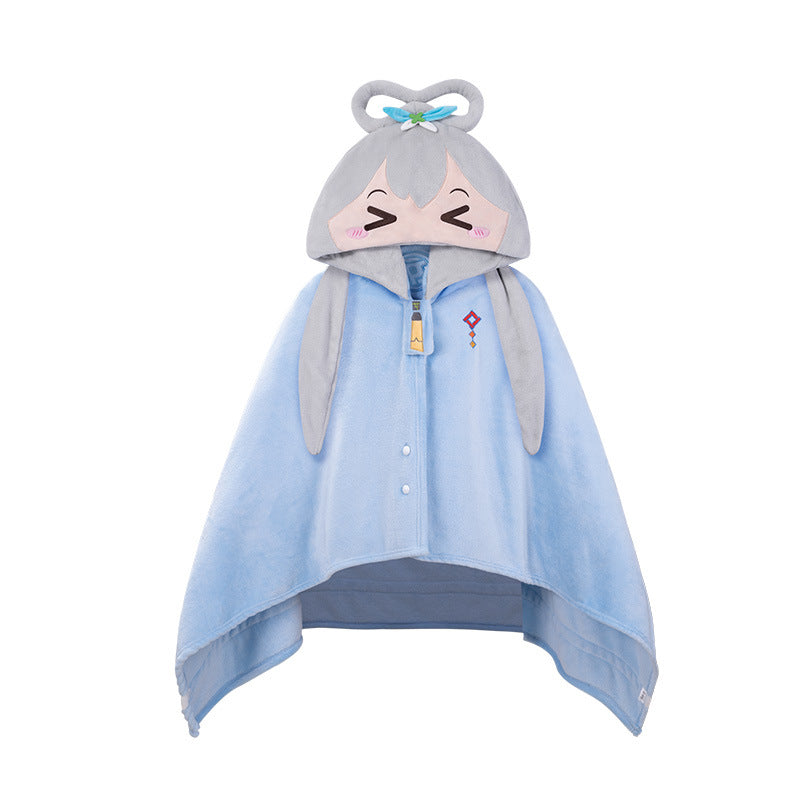Moeyu Luo Tianyi Squinting Eyes Series Multifunctional Air Conditioning Blanket-Moeyu-Makochan.store