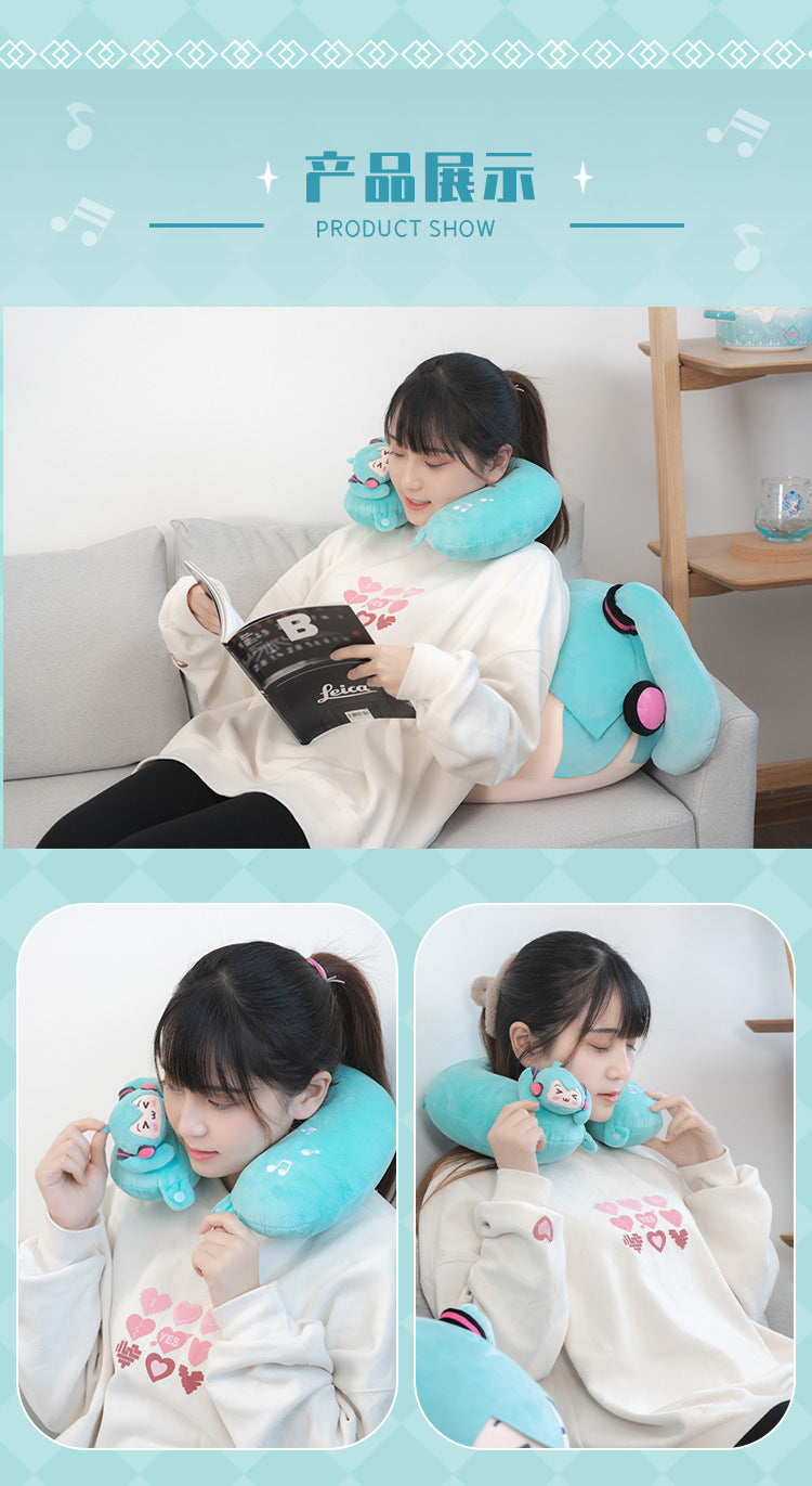Moeyu: Hatsune Miku: U-Shaped Neck Pillow-Moeyu-Makochan.store