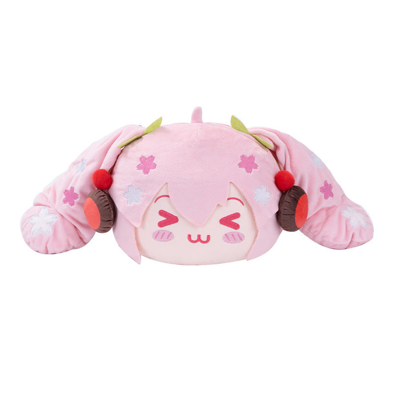 Moeyu: Hatsune Miku: Sakura Miku Happy Travel Series Plush Crossbody Bag-Moeyu-Makochan.store